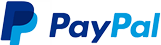 Das blaue PayPal Logo.